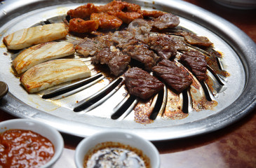 Korean cuisine : BBQ grill