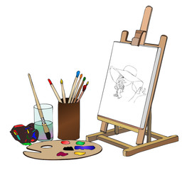 Ritratto di donna con cappello