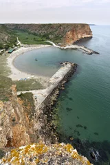 Foto op Plexiglas Bolata strand, Balgarevo, Bulgarije Bolata-strand Kaliakra