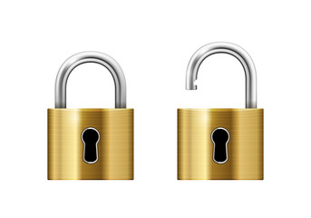 Naklejka premium Padlock with Keyhole