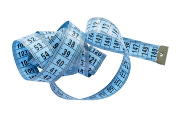 Blue measuring tape