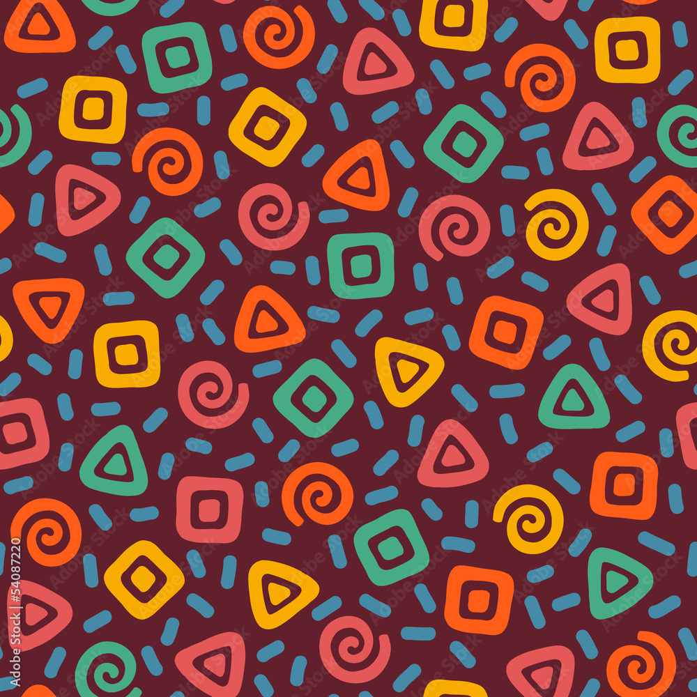 Aufkleber abstract color pattern