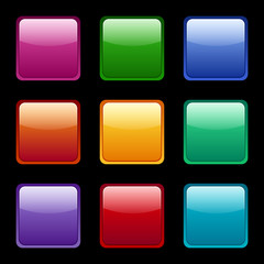 Set of colored web icons. Vector eps-10.