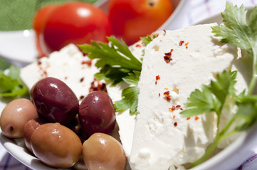 Oliven Weisskäse