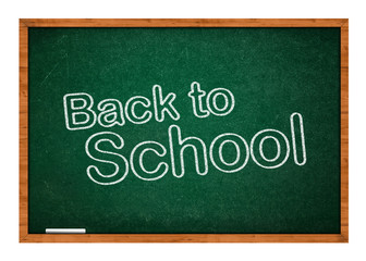 Obraz premium back to school on chalkboard