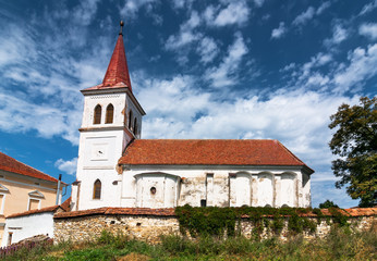 Fototapeta na wymiar Saxon fortified church in Transylvania, Romania