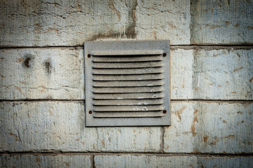 metal ventilation window on wall background wall background