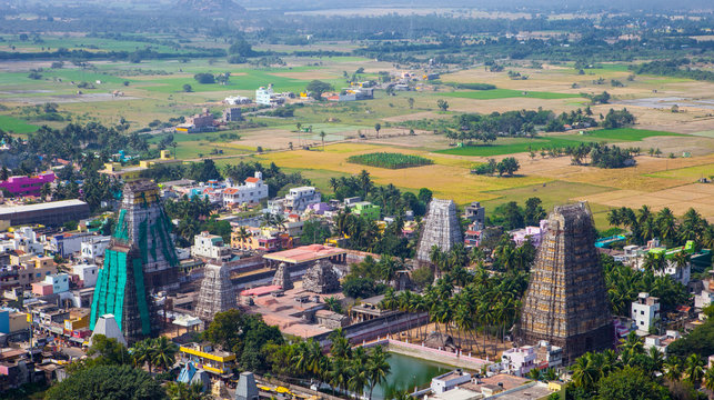 Towers of Lord Bhakthavatsaleswara r Temple