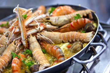 Paëlla, cuisine, gastronomie, espagne, riz, plat cuisiné