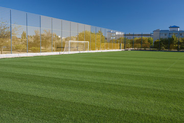 Fototapeta na wymiar soccer field