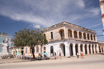 Fototapeta na wymiar Kuba - Remedios, Plac Jose Marti