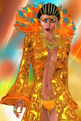 Feathered Wish Abstract Background