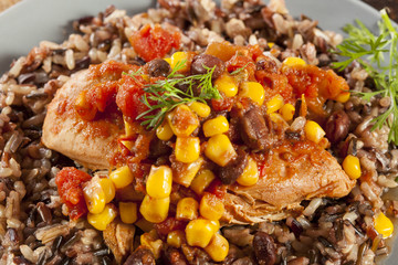 Southwestern Chicken with Rice and Corn
