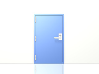 Simple image metal access door