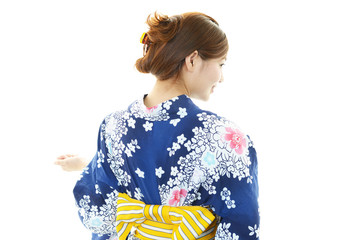 笑顔の女性