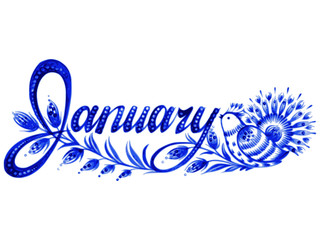 Obraz premium January the name of the month