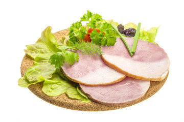 Bacon with vegetables