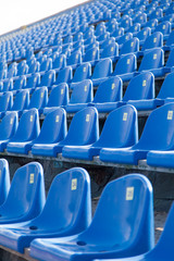 Fototapeta premium seats in the stadium to support groups