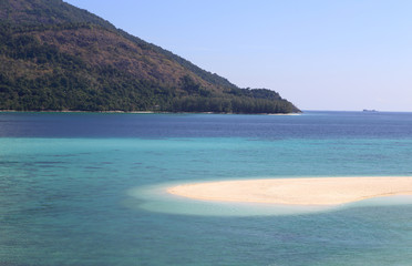 Beautiful tropical landscape. Lipe island, Thailand