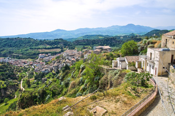 Obraz premium Panoramic view of Tursi. Basilicata. Italy.