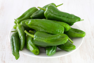 green pepper on plate