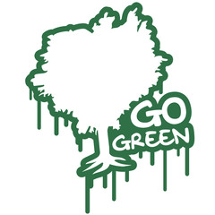 Go Green Graffiti