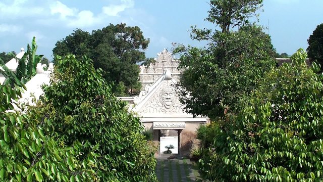 East gate  of the Taman Sari Water Castle. Yogyakarta, Java