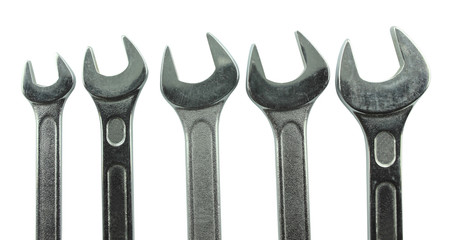 Stainless Steel Wrench close up