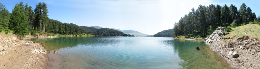 panoramique lac sauvage nature parc limni pigon évasion