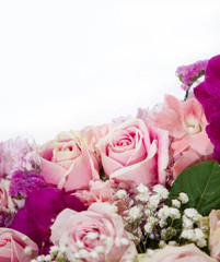 Rose flowers mixed bouquet