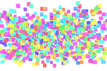 カラフルなブロックの背景素材