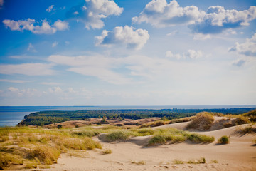 Fototapeta na wymiar Szary Dunes - Litwa