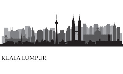 Obraz premium Panoramę miasta Kuala Lumpur