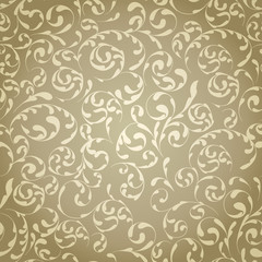 Fototapeta premium Vintage seamless pattern