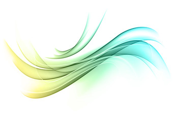 Abstract color wavy background.