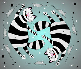 Ridiculous cats and mice