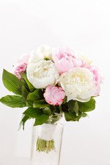 Rich bunch of peonies