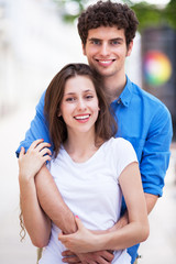 Fototapeta premium Happy young couple