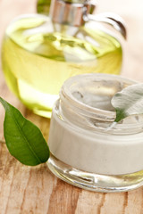 botte of organic cream