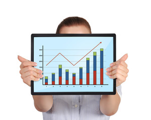 touch pad with graph