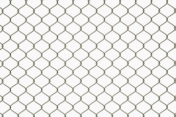 Maschendrahtzaun - 3D