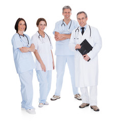 Group Of Happy Doctors