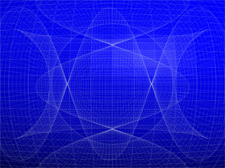 Obraz premium Abstract Wire Net Structure Vector