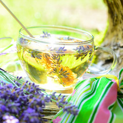 Wohltuender Lavendeltee