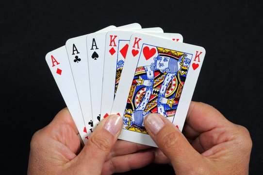 Full house poker hand © Arena Photo UK