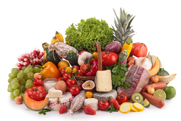 composition with groceries