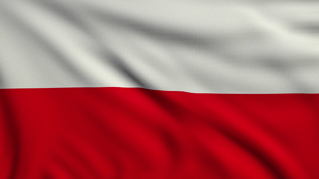 Flag of Poland looping