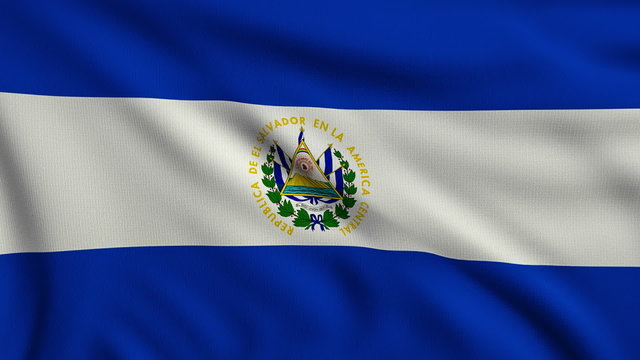 Flag of Salvador looping
