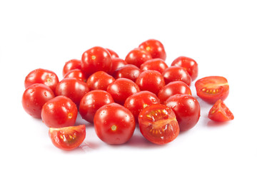 tomatoes isolated on white background