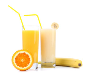 orange and banana juice